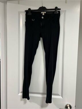 Burberry Black Skinny Ponte Pants - Slim Women's Trousers